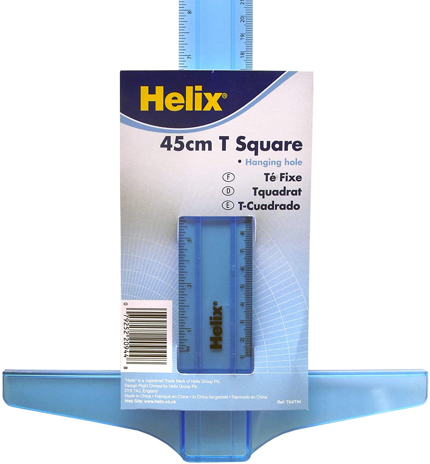 Plastic Metric T-Square 45Cm