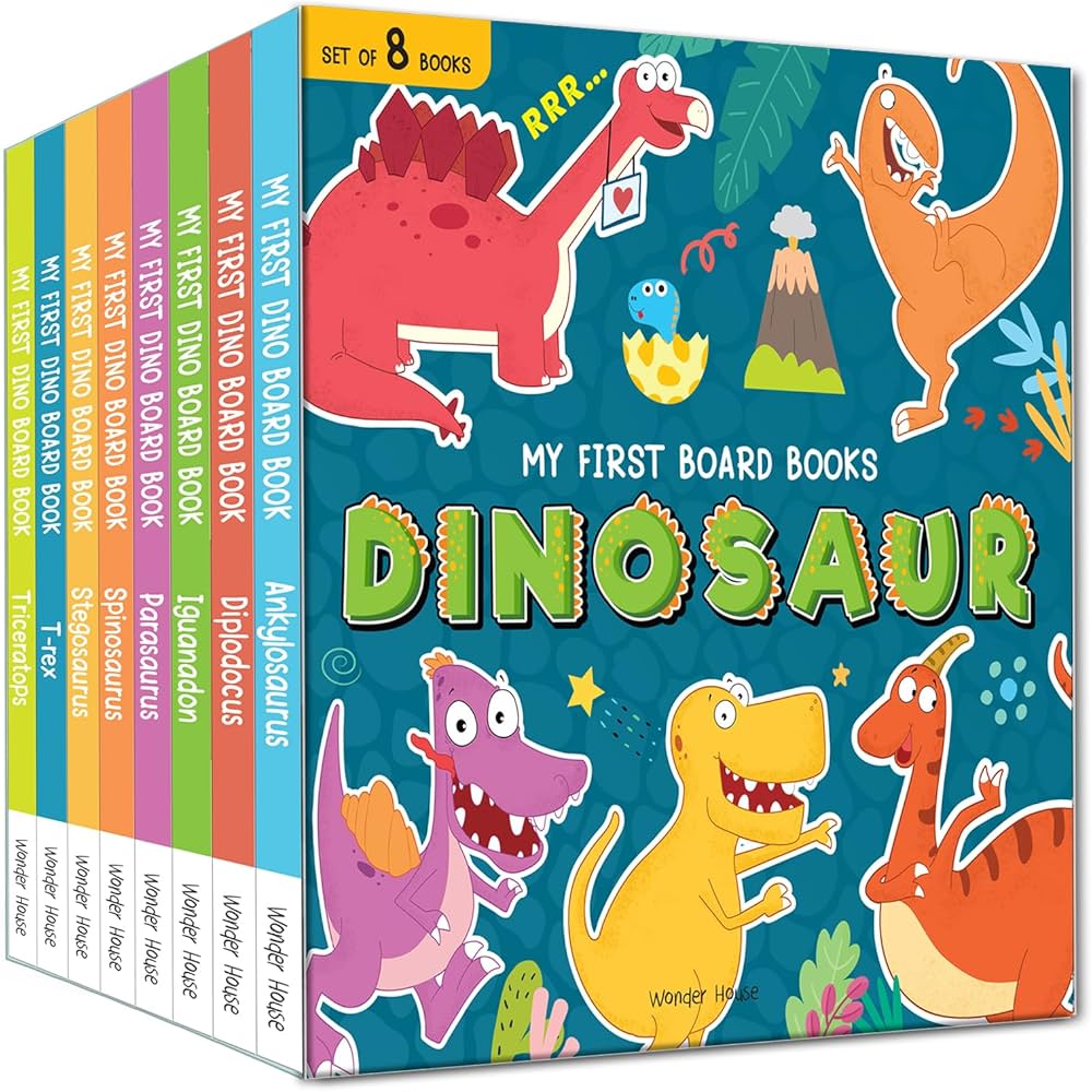 My First Board Books Dinosaurs 8 Books Boxed Set