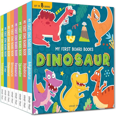 My First Board Books Dinosaurs 8 Books Boxed Set