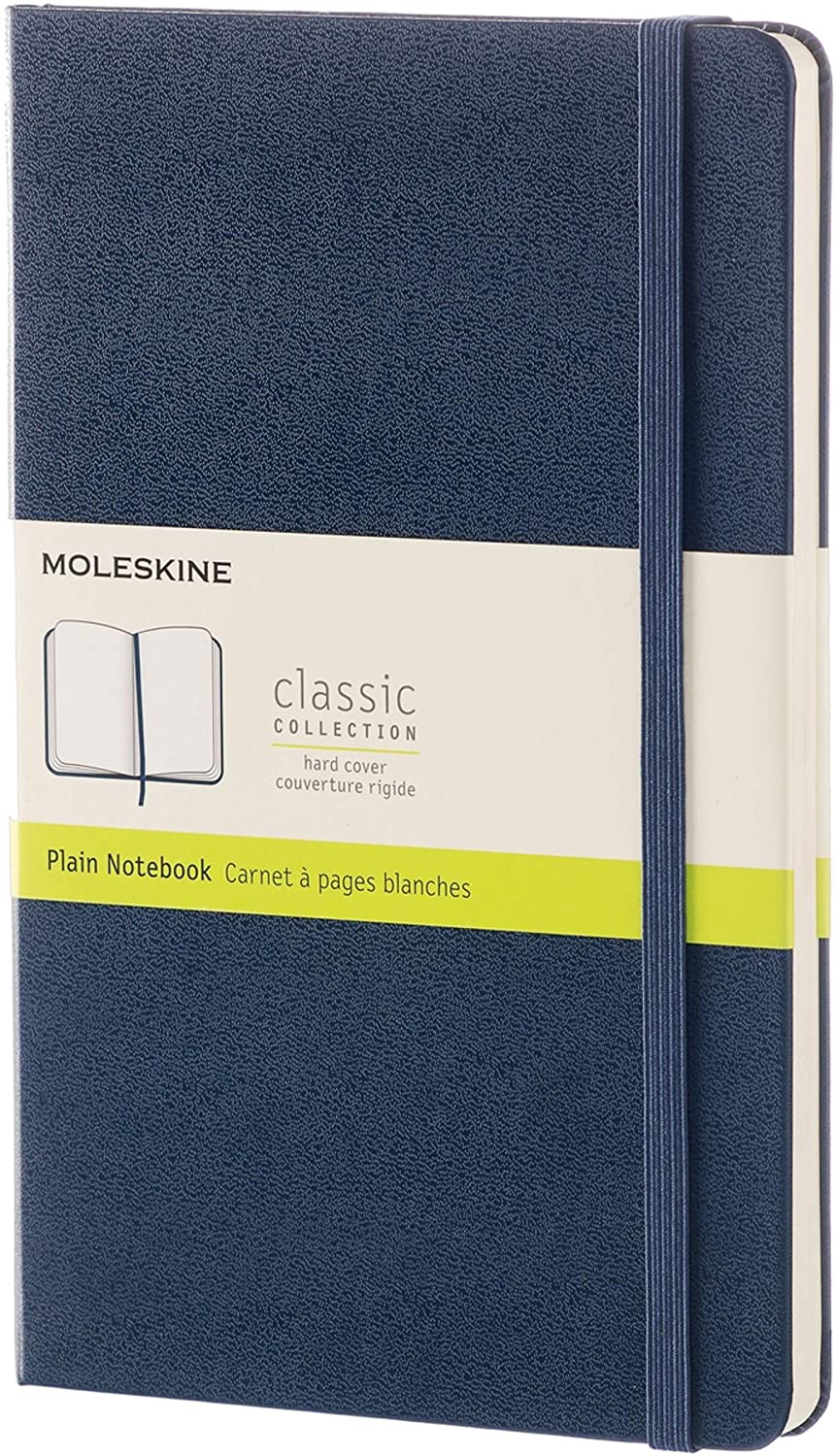 Notebook Plain Saphire Blue Hard A5