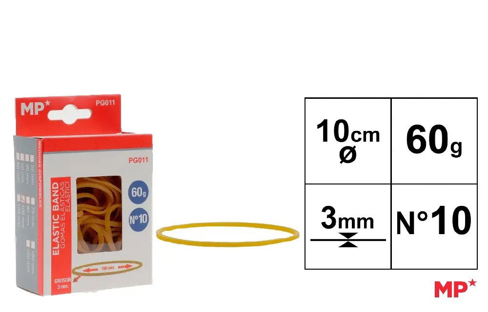 Elastic Bands 60 gr - 100 × 3 mm