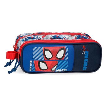 Spiderman Hero pencil case 2 compartments