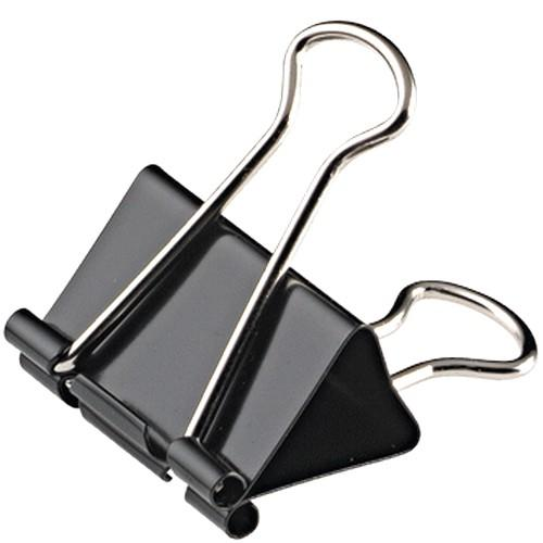 Black Binder Clip 25mm x1pc