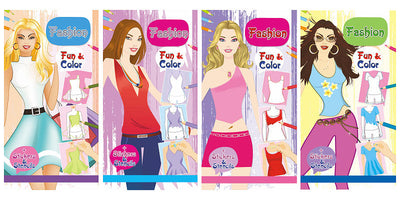 Fashion Fun & Color Coloring Book