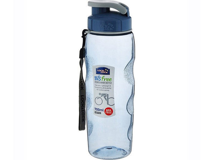 Lock & Lock Grey Sports Handy Bottle 700 Ml