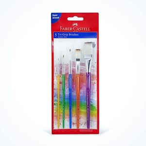 Faber-Castell Tri-grip Paint Brush x5pcs