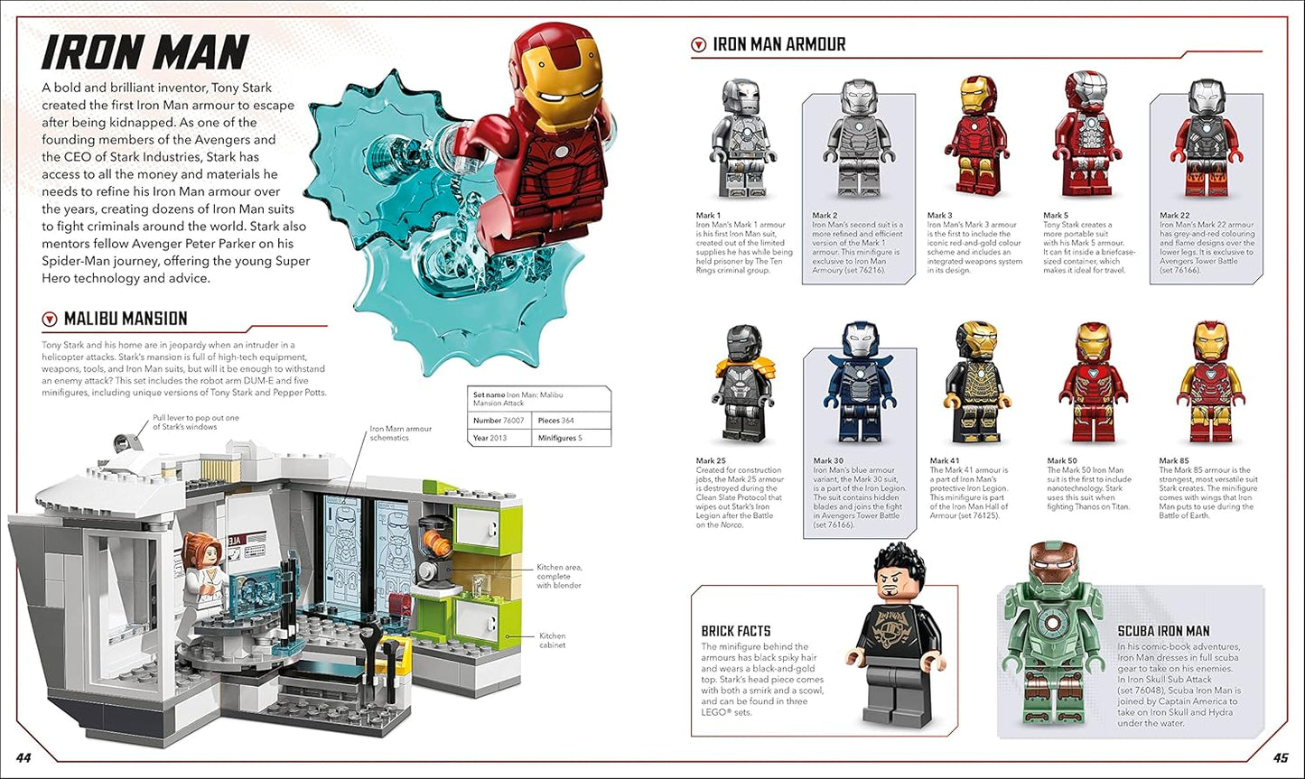 LEGO Marvel Visual Dictionary: With Exclusive LEGO Iron Man Minifigure