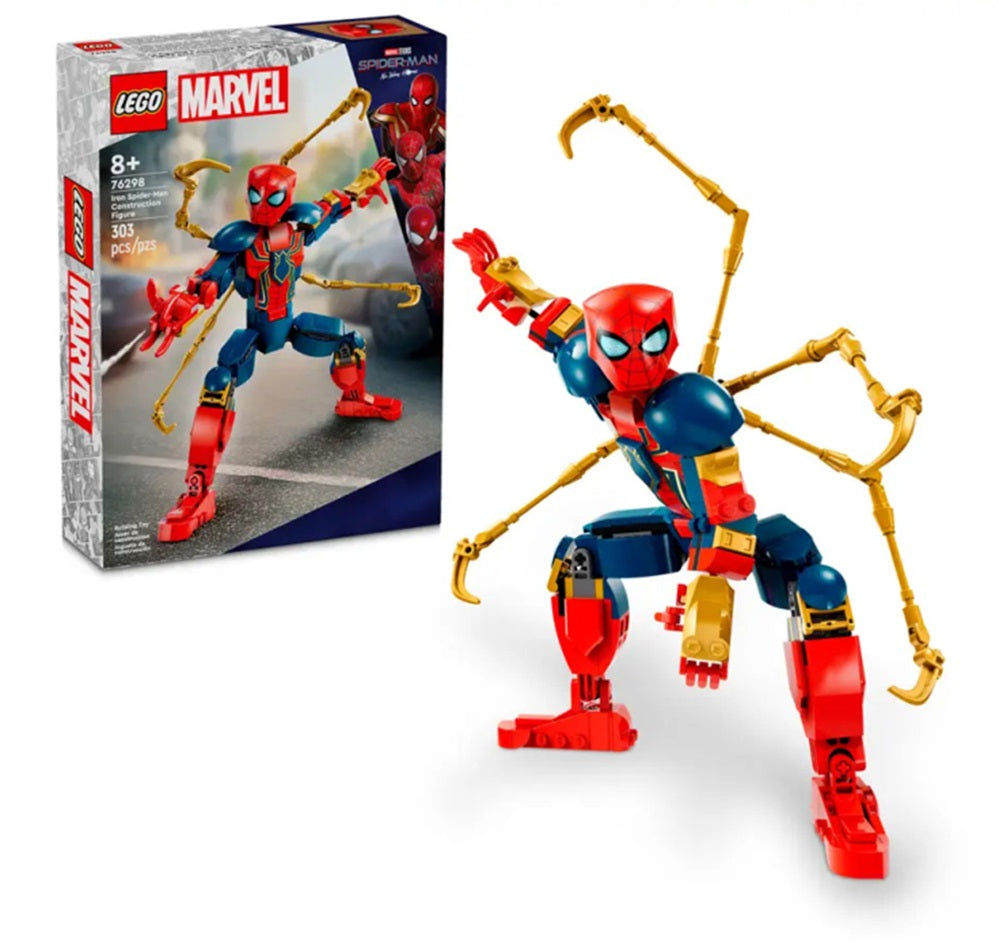 Lego Iron Spider-Man Construction Figure - 76298