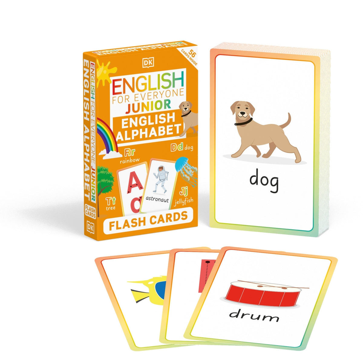 DK English for Everyone Junior English Alphabet Flash Cards 56 Cards