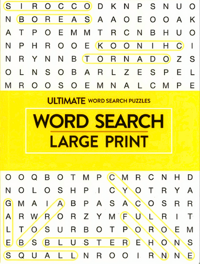 Ultimate Large Print Wordsearch