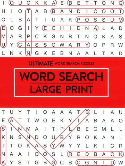 Ultimate Large Print Wordsearch