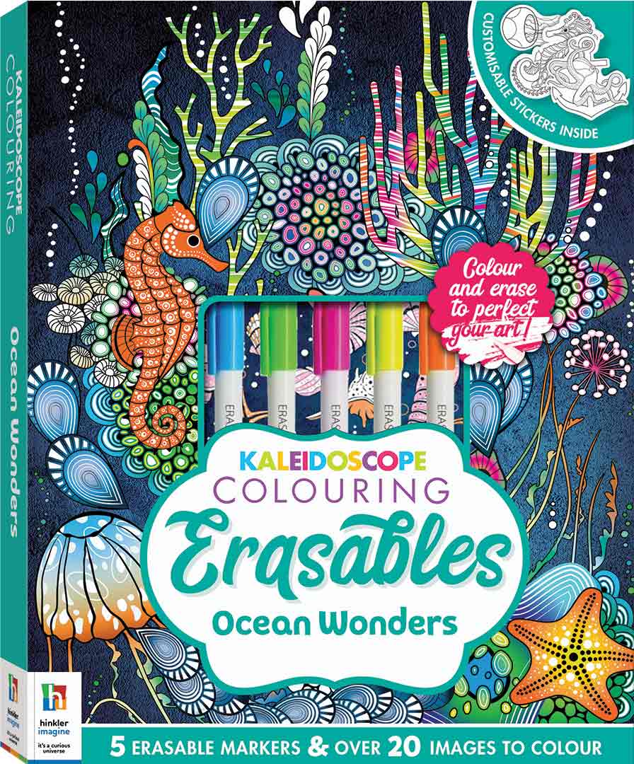 Kaleidoscope Colouring Ocean Erasable Ocean Wonders