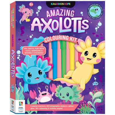 Kaleidoscope Colouring Kit Amazing Axolotls