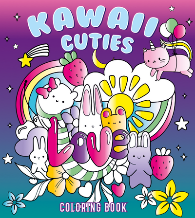 Kawaii Cuties Coloring Book