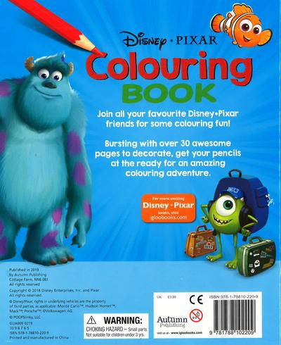 Disney Pixar Mixed Colouring