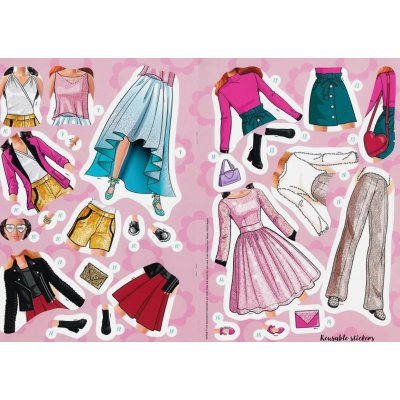 Barbie Dress the Doll Sticker Book