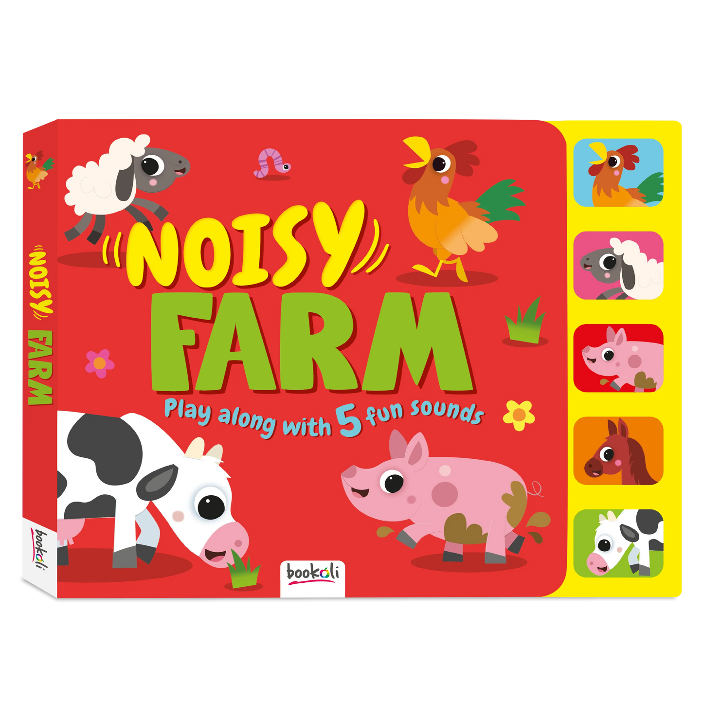 Noisy Farm Board Book - 5 Button Sound Book