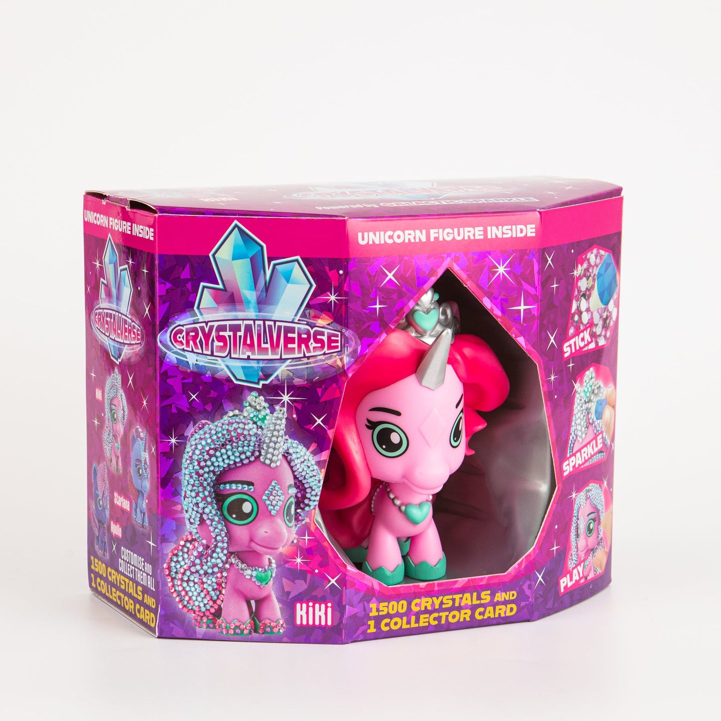 Crystalverse Classic Kit - KiKi - Unicorn Figure - 1500 crystals