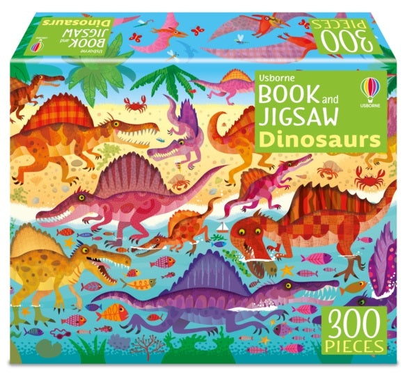 Book and Jigsaw Dinosaurs - 300pcs