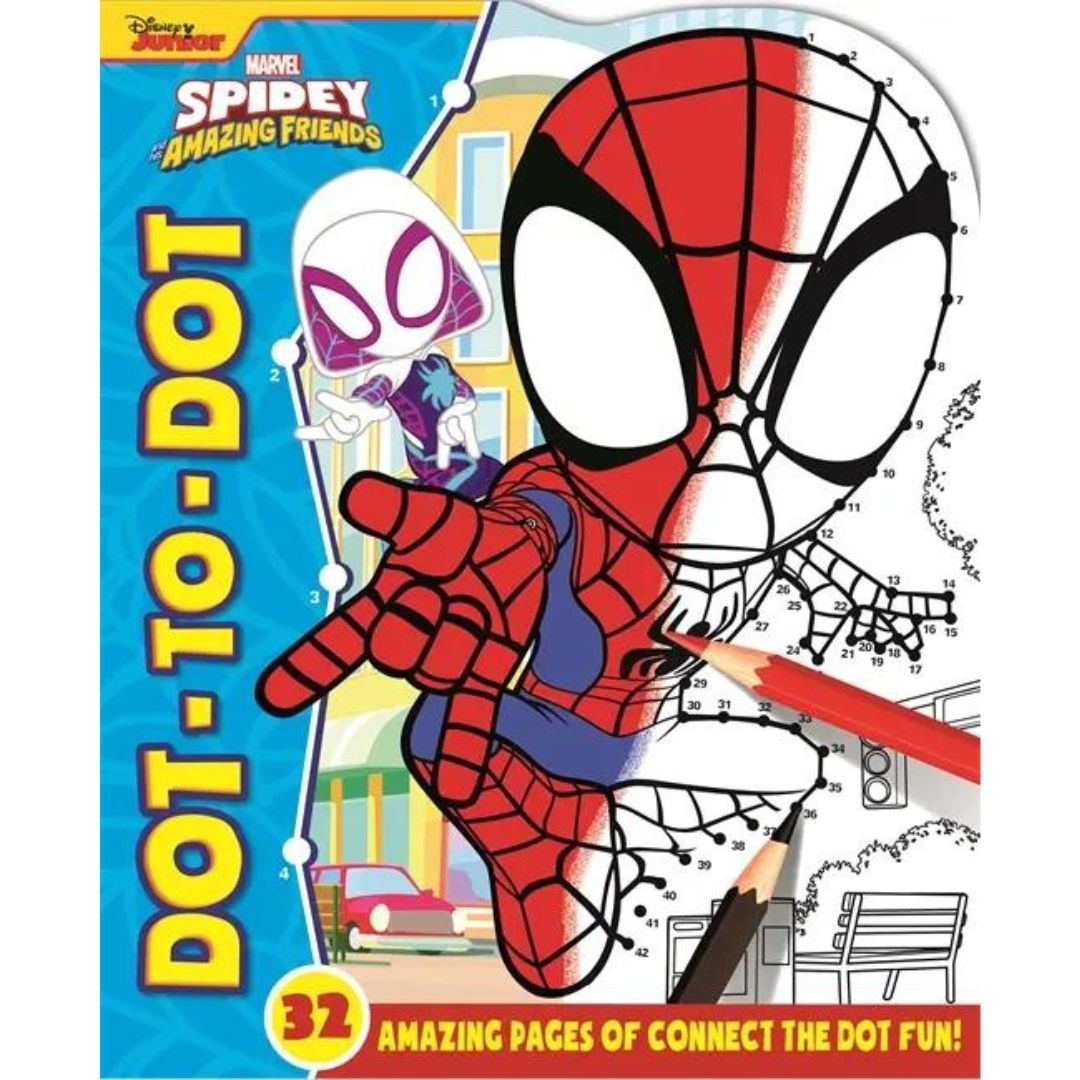 Marvel Spidey And His Amazing Friends Dot-To-Dot