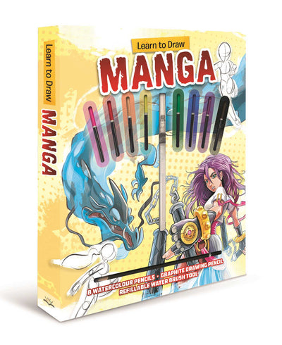 Learn to draw manga art with easy-to-follow instructions