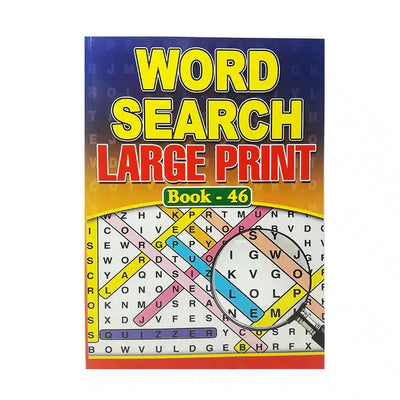 Large Print Wordsearch A4