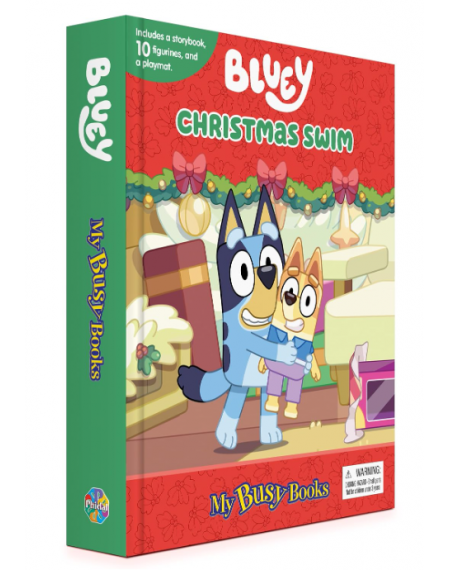 Bluey Christmas Swim My Busy Books