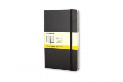 Moleskine Large Squared Hardcover Notebook Black