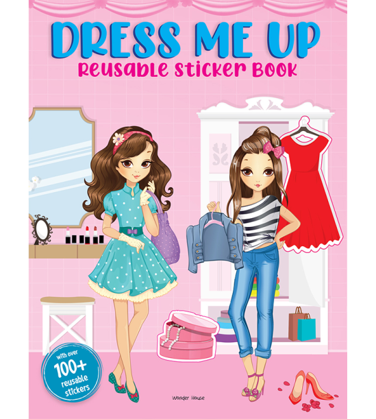 Dress Me Up Reusable Sticker Book For Children