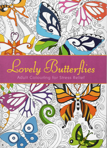Professional Lovely Butterfly Coloring Book