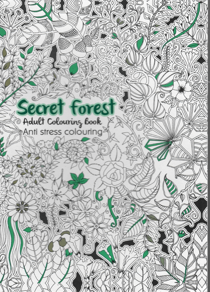 Adult Colouring Book - Secret Forest