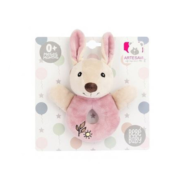 Kangaroo Teether Holder Pink