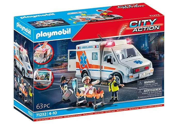 Playmobil Ambulance with Lights 71232