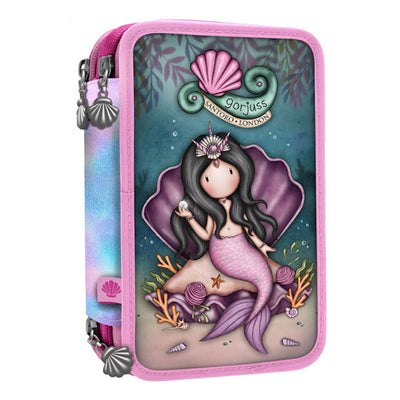 Santoro Gorjuss 3 Zip Filled Pencil Case