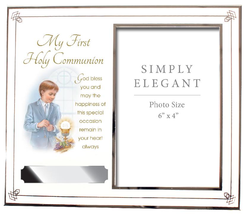 My First Holy Communion Frame Boy 4X6 Inc