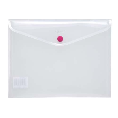 Button Envelope A5 Transperant Plastic