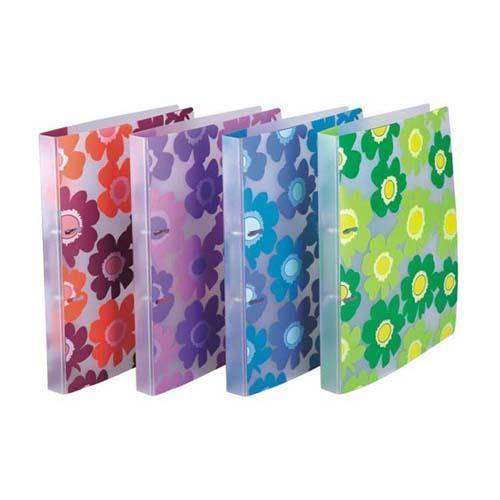 Flexi File W/Flowers Plastic 16Mm A4 2R