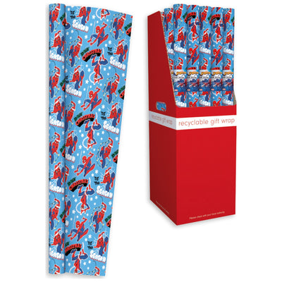 Marvel Spiderman Roll 69cm x 2mtrs Christmas Wrapping Paper