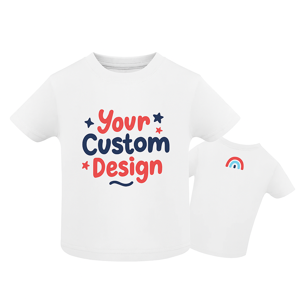 Kids Personalised T-Shirt Front & Back