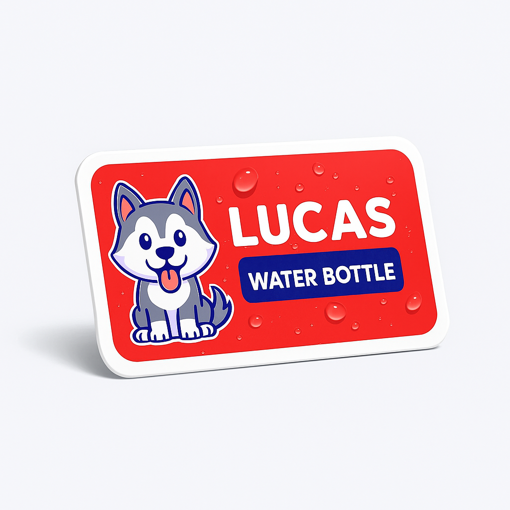 Custom Waterproof Printed Labels