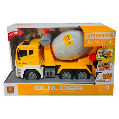 Friction Ready Mix Truck With Light And Sound