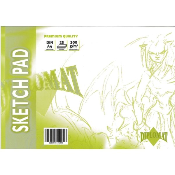 Sketch Pad A4 X25Pgs 300Gsm
