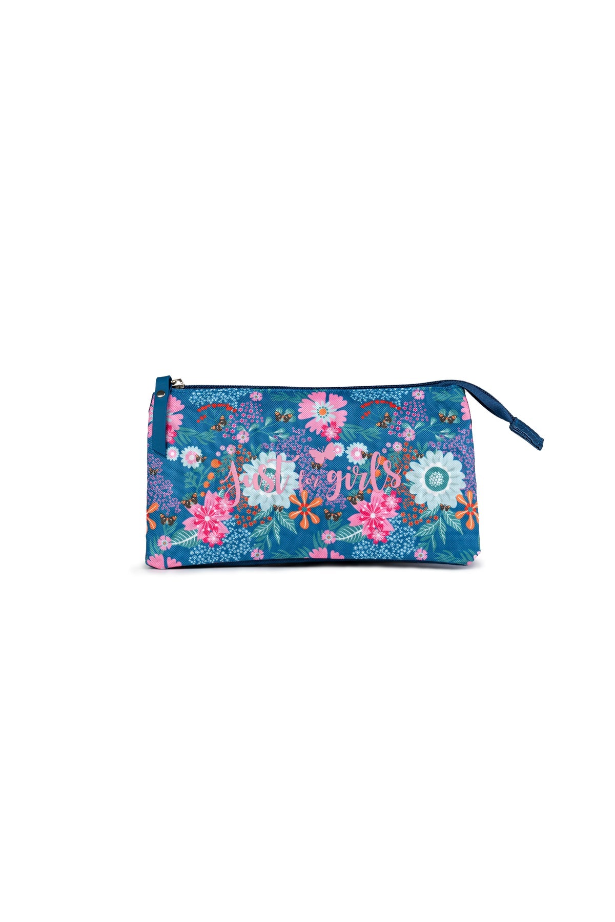 Pencil case Just for girls 2 zip 3 pockets