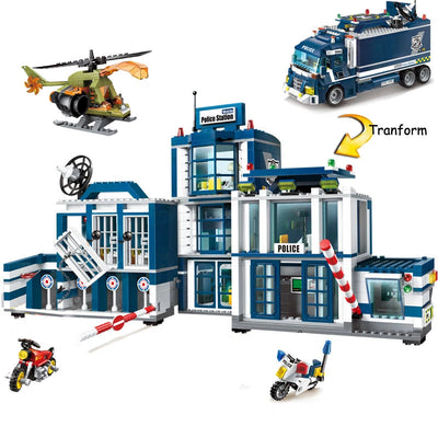 City Police Building Blocks 1215Pcs 1204