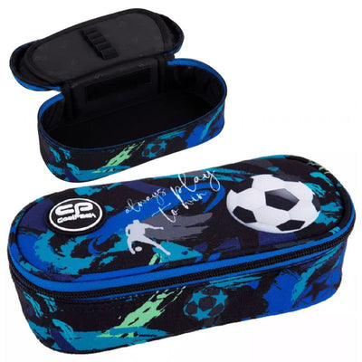 CoolPack Campus Football Navy 1 zipp Pencil Case