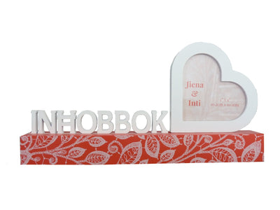 Cut Out Words Frame Heart Shape