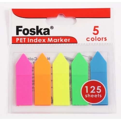 Index Markers 5 Colours x25 Sheets Each