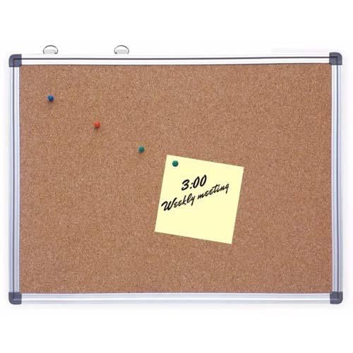 Cork Board Aluminium Frame 45x60cm