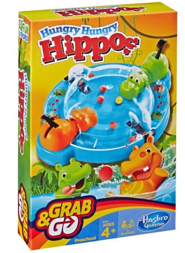 Hasbro Hungry Hippos Travel Game