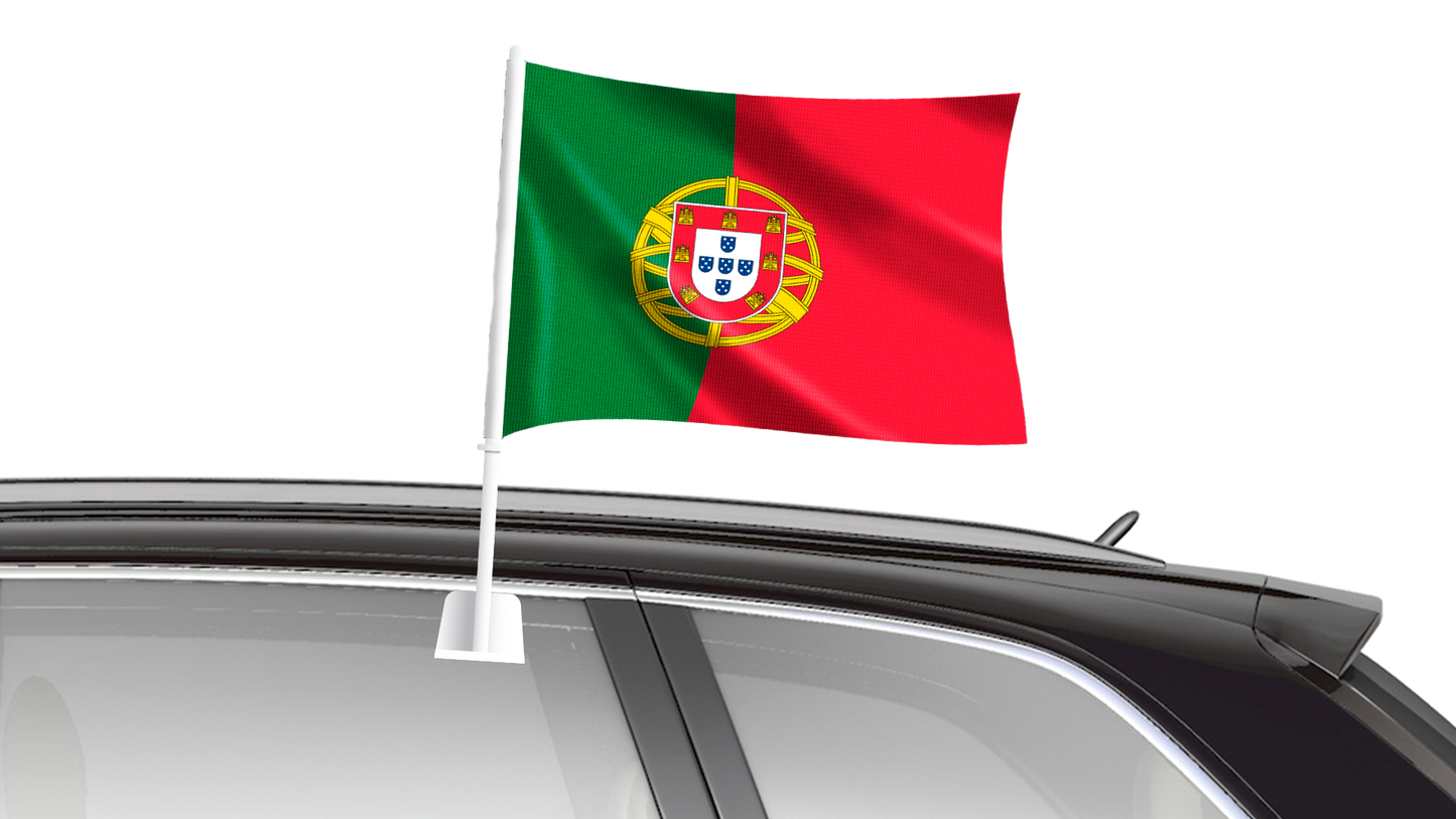 Car Flag 40 x 25cm - Portugal